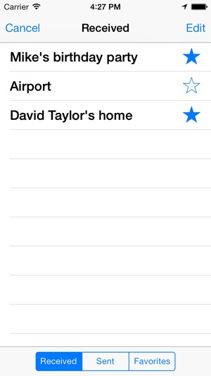 Screenshot Go gps app for navigators on iPhone