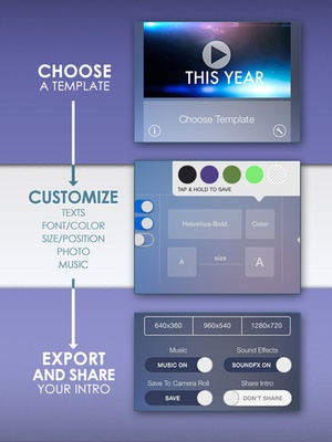 Screenshot Intro Designer Lite on iPad