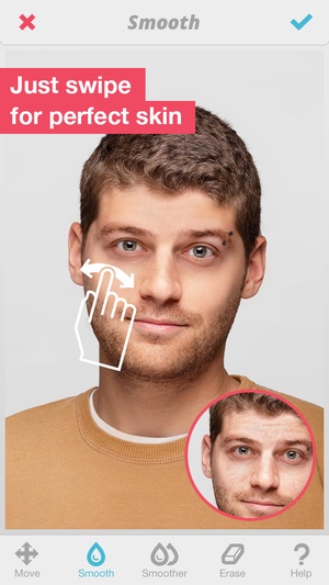 Screenshot Facetune on iPhone