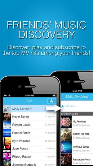 Screenshot Free Music Player: MixerBox 3 on iPhone