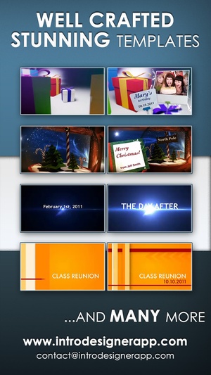 Screenshot Intro Designer Lite on iPhone