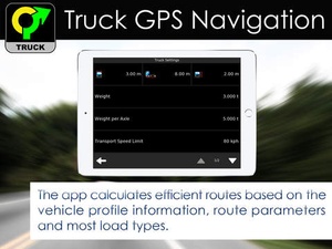 Screenshot Truck GPS Navigation & Maps on iPad