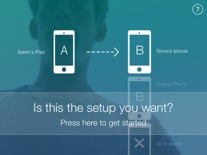 Screenshot Sprint App on iPad
