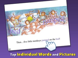 Screenshot Five Little Monkeys Jumping on the Bed on iPad