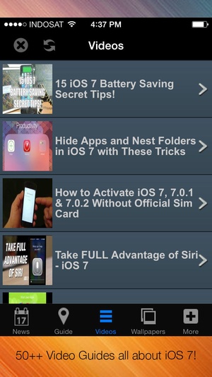 Screenshot GUIDE 360 for iOS 7 & iPhone 5s Users on iPhone