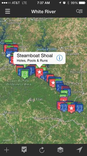 Screenshot Trout Stream GPS on iPhone