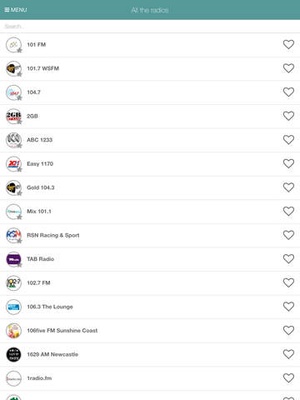 Screenshot Radio Australia Free, the best radios in just one click on iPad