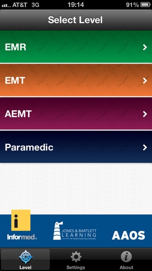 Screenshot Navigate TestPrep: EMS on iPhone