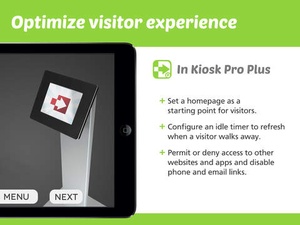 Screenshot Kiosk Pro Plus on iPad