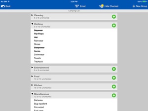 Screenshot WikiCamps New Zealand on iPad