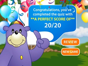 Screenshot Quiztime with Zaky 1 on iPad