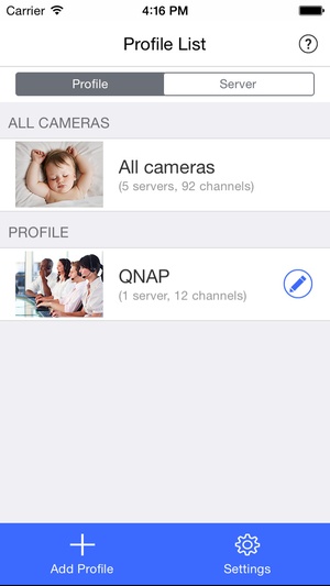 Screenshot Vmobile on iPhone