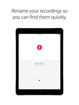 Screenshot Just Press Record: Voice and Audio Recorder with Automatic Sync on iPad