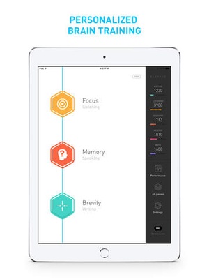 Screenshot Elevate on iPad