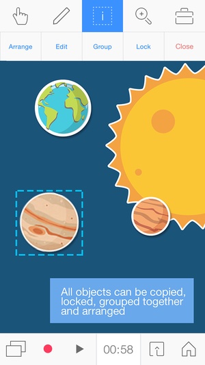 Screenshot Explain Everything ™ on iPhone