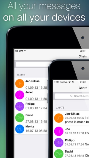 Screenshot Password for WhatsApp Messages on iPhone