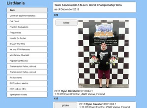 Screenshot RC Cheat Sheets on iPad