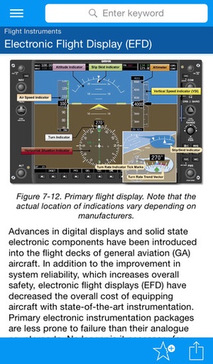 Screenshot Pilot Handbook on iPhone