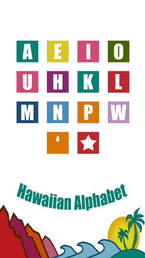 Screenshot Hawaiian Alphabet on iPhone