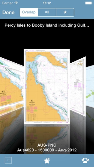 Screenshot Marine Imray Charts on iPhone