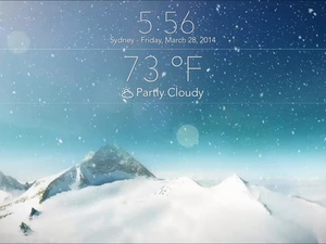Screenshot 10 Day Weather: Extended detailed hourly forecast with animated live background on iPad