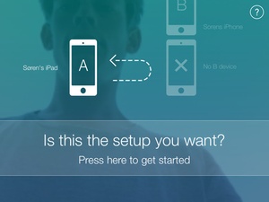 Screenshot Sprint App on iPad