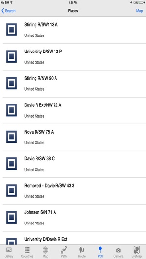 Screenshot Street View with Camera Maps, Places Search, Route & Track path finder on iPhone