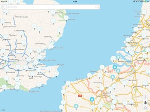Screenshot Weather Map on iPad