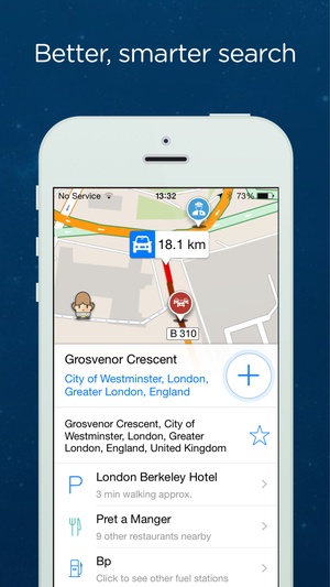 Screenshot Navmii GPS France: Navigation, Maps and Traffic (Navfree GPS) on iPhone