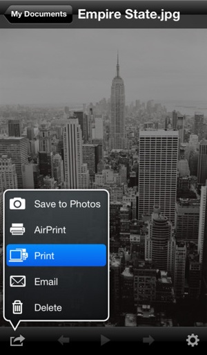Screenshot Air Sharing for iPhone & iPod touch on iPhone