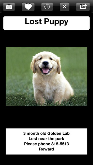Screenshot Sign Maker on iPhone