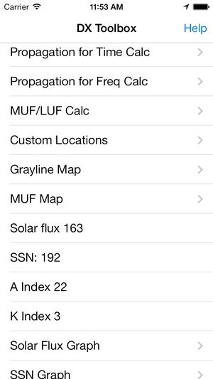 Screenshot DX Toolbox on iPhone