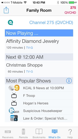 Screenshot DirectVR Touch Remote on iPhone