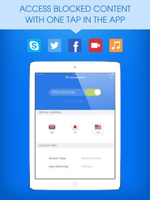 Screenshot Hotspot Shield VPN on iPad