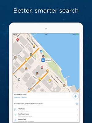 Screenshot Navmii GPS France: Navigation, Maps and Traffic (Navfree GPS) on iPad