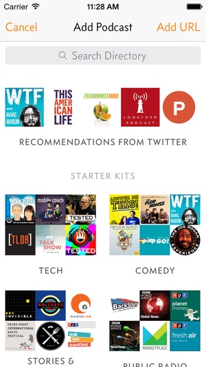 Screenshot Overcast: Podcast Player on iPhone
