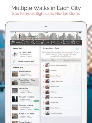 Screenshot Boston Map and Walks on iPad