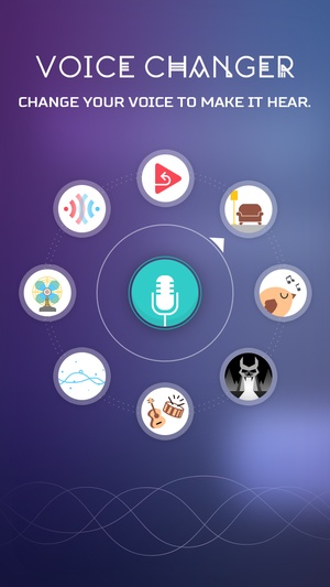 Screenshot Voice Changer App on iPhone