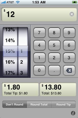 Screenshot Classic Tip Calculator on iPhone