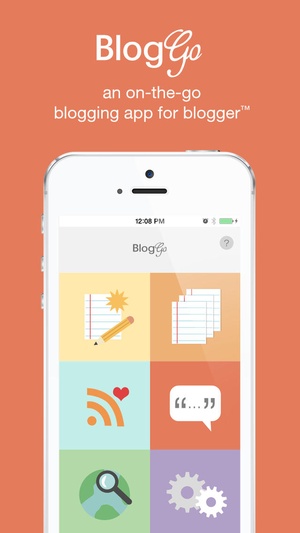 Screenshot BlogGo for Blogger on iPhone