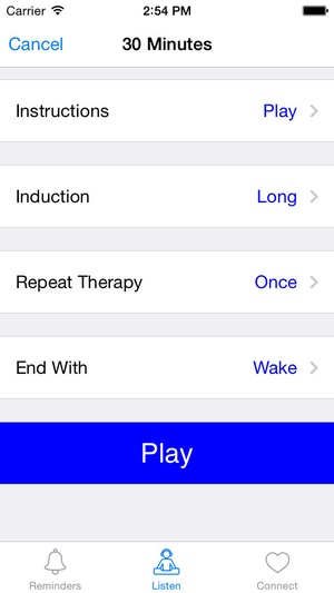 Screenshot Relax with Andrew Johnson Lite on iPhone