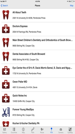 Screenshot Street View with Camera Maps, Places Search, Route & Track path finder on iPhone