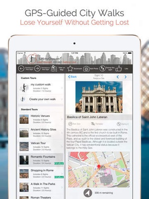 Screenshot Boston Map and Walks on iPad