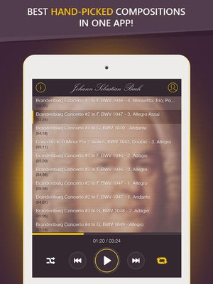 Screenshot Bach on iPad