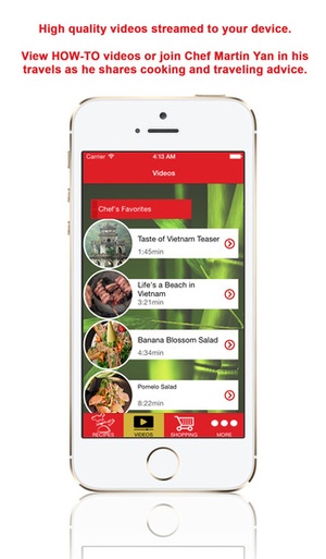 Screenshot Yan Can Cook Recipes on iPhone