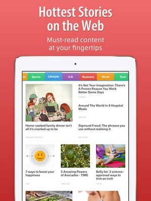 Screenshot SmartNews on iPad
