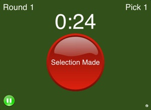 Screenshot Draft Timer on iPad