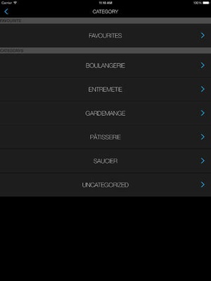 Screenshot CHEFBOX on iPad