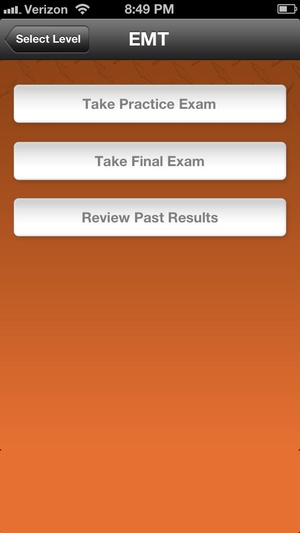 Screenshot Navigate TestPrep: EMS on iPhone