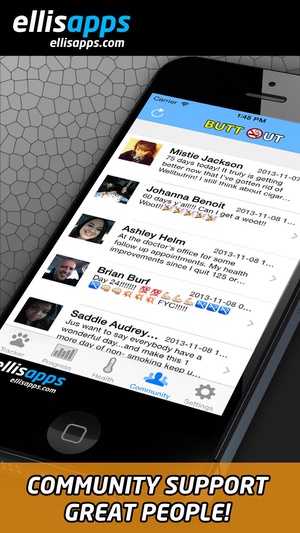 Screenshot Stop Smoking Cigarettes Now Quit Smokes Forever Tracker, Counter, & No Smoker Cigarette Quitter Coach App on iPhone